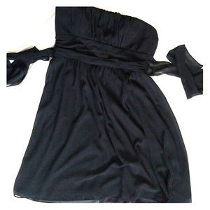 dELiA*s Black Strapless Short Dress
